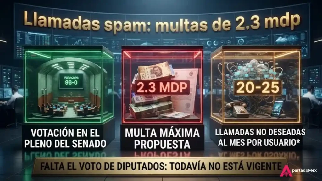 Llamadas spam: multas de 2.3 mdp