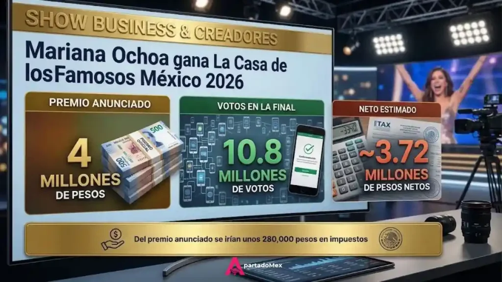 Mariana Ochoa gana La Casa de los Famosos México 2026