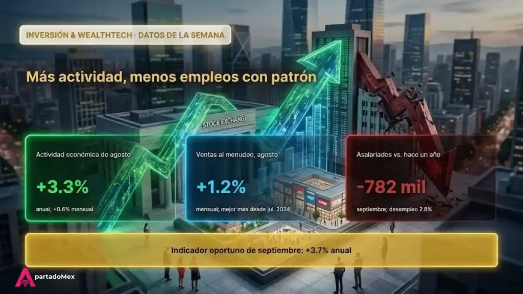 Más actividad, menos empleos con patrón