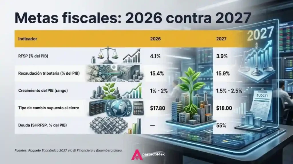 Metas fiscales: 2026 contra 2027