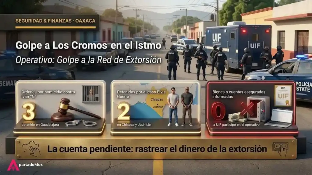Operativo golpe a la red de extorsión