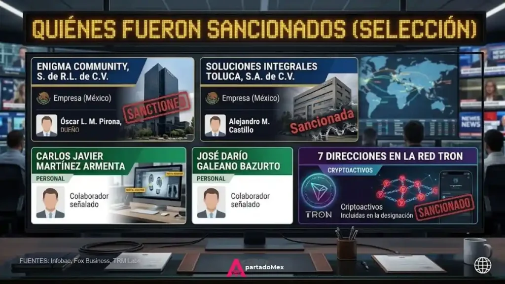 Quiénes fueron sancionados por la OFAC