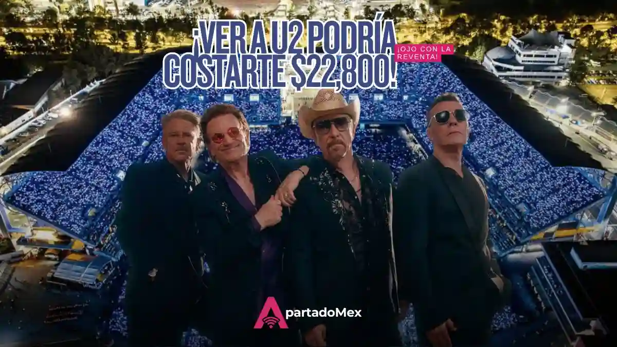 U2: lo que cuesta ver el show en el GNP