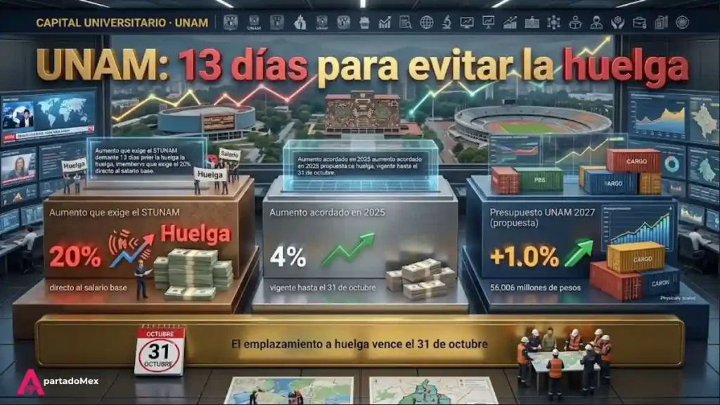 UNAM: 13 días para evitar la huelga