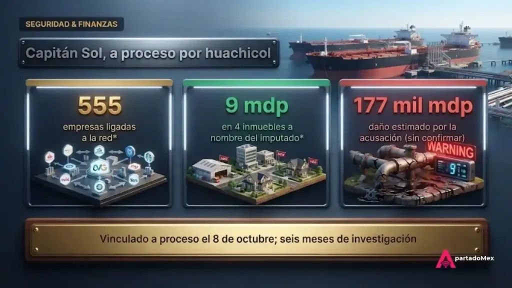 Vinculado a proceso el 8 de octubre; seis meses de investigación